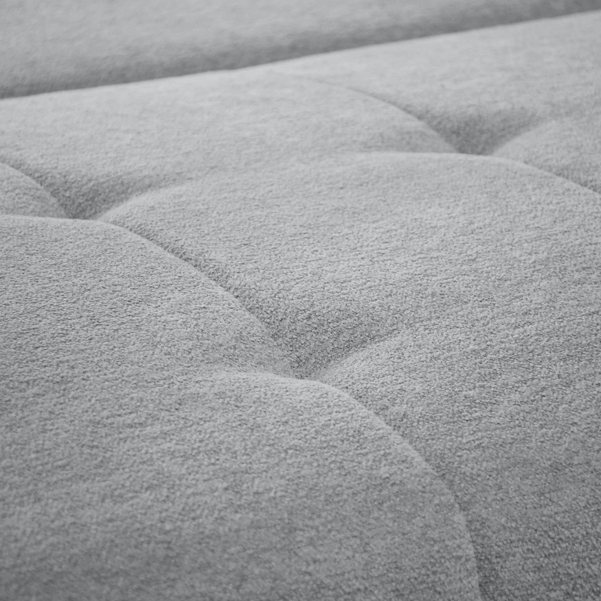 ECKSCHLAFSOFA Dallas mit Bettkasten, 255 cm, Hellgrau, rechts, Velour-Stoff - Hellgrau, Textil (255/175cm) - Beautysofa