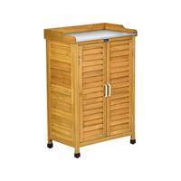 GARTENSCHRANK - GARTENTRUHE alexia Braun - Braun, Holz (41/101/66cm) - Habitat Garten