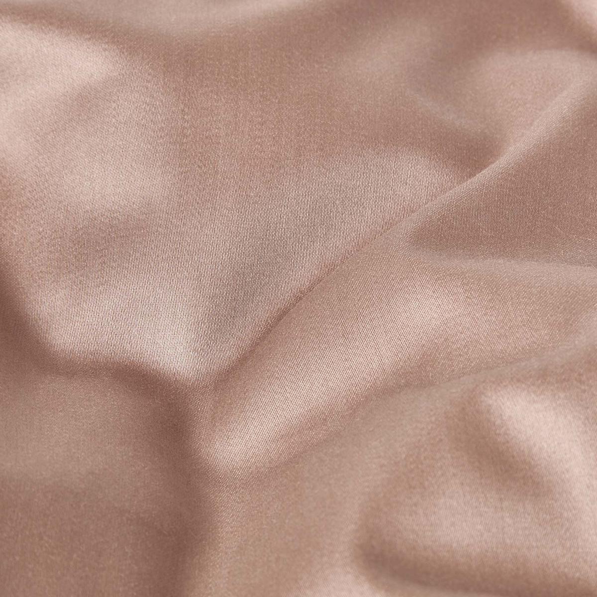 BIO-BETTWÄSCHE Satin Fadendichte 400 - Braun, Textil (150/200cm) - Homescapes