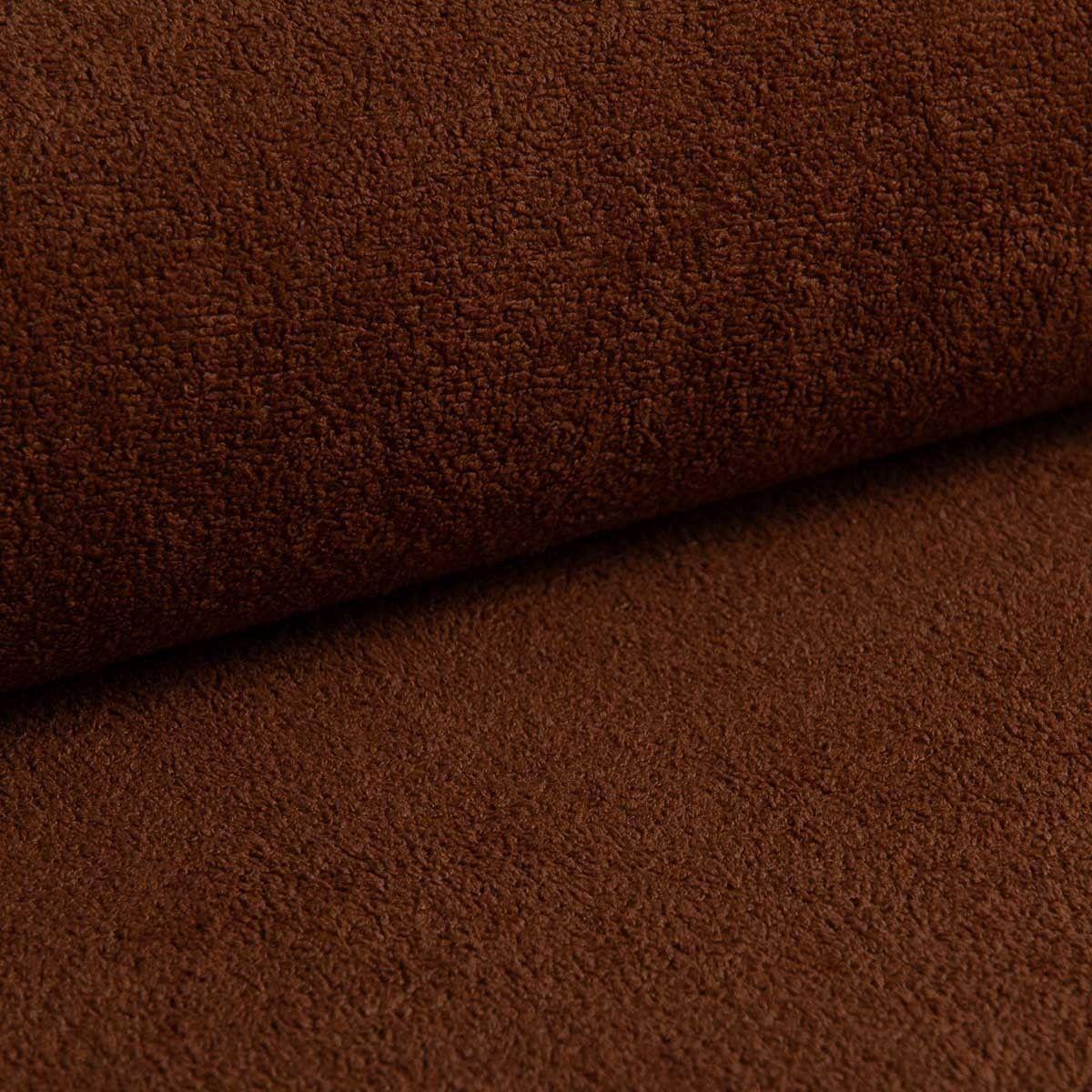 WOHNLANDSCHAFT Ablia Ziegelrot 364/168/87 cm mit Schlaffunktion - Dunkelorange/Schwarz, Kunststoff/Textil (364/87/168cm) - AX Living