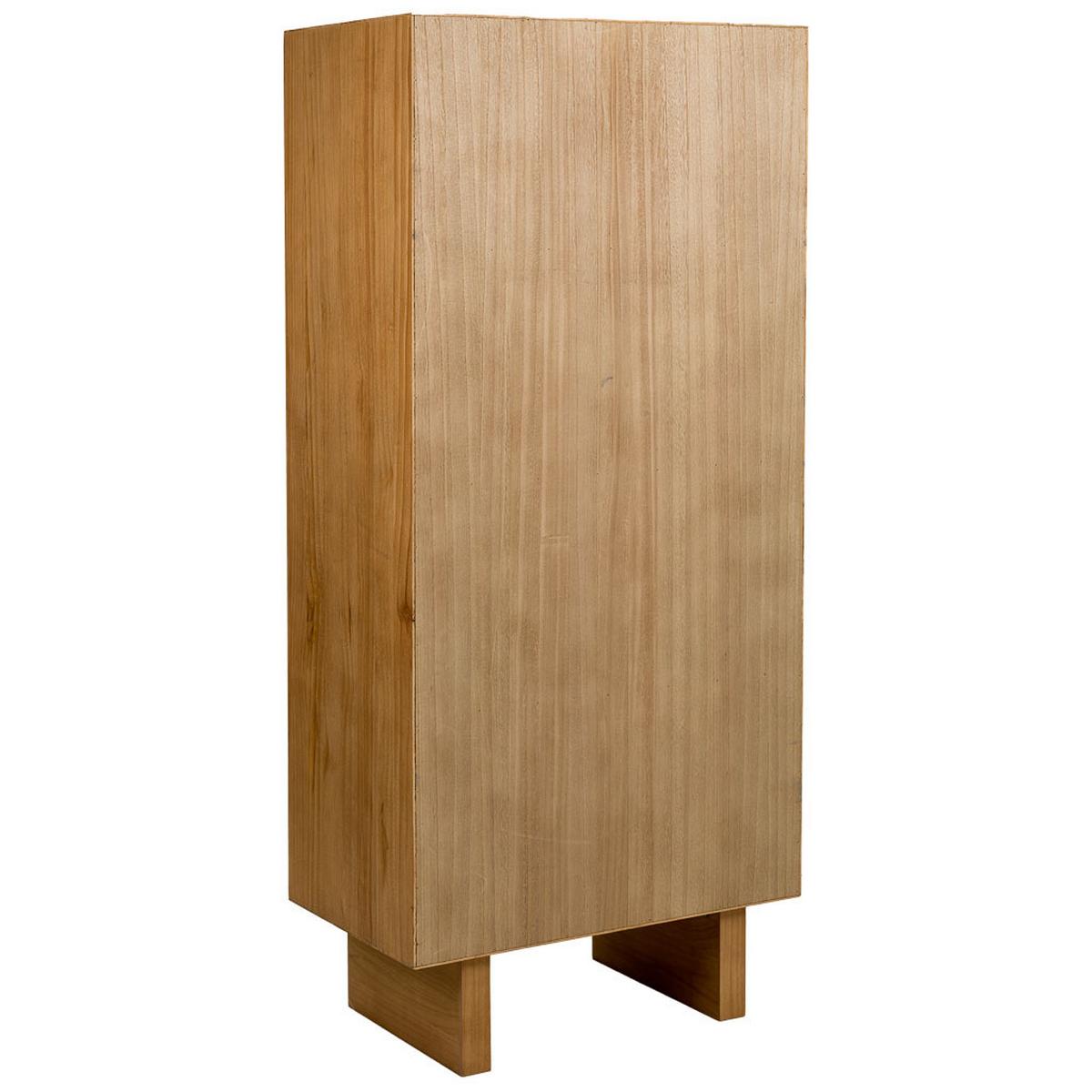 SCHRANK aus Holz 75x45x170 cm - Braun, Holz (75/170/45cm) - Wanderlust