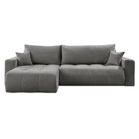 ECKSOFA Gepolstertes CLOUD mit Schlaffunktion und Bettkasten, Wind 21 - Dunkelgrün, Textil (277/143cm) - Lookway