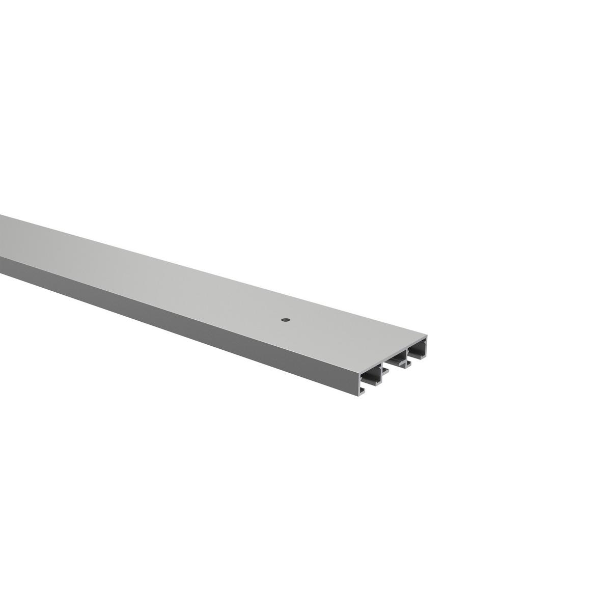 GARDINENSCHIENE / OBJEKTSCHIENE Primax 200 cm, 2-läufig Silbergrau - Silberfarben/Alufarben, Metall (4.3/0.9/200cm) - INTERDECO