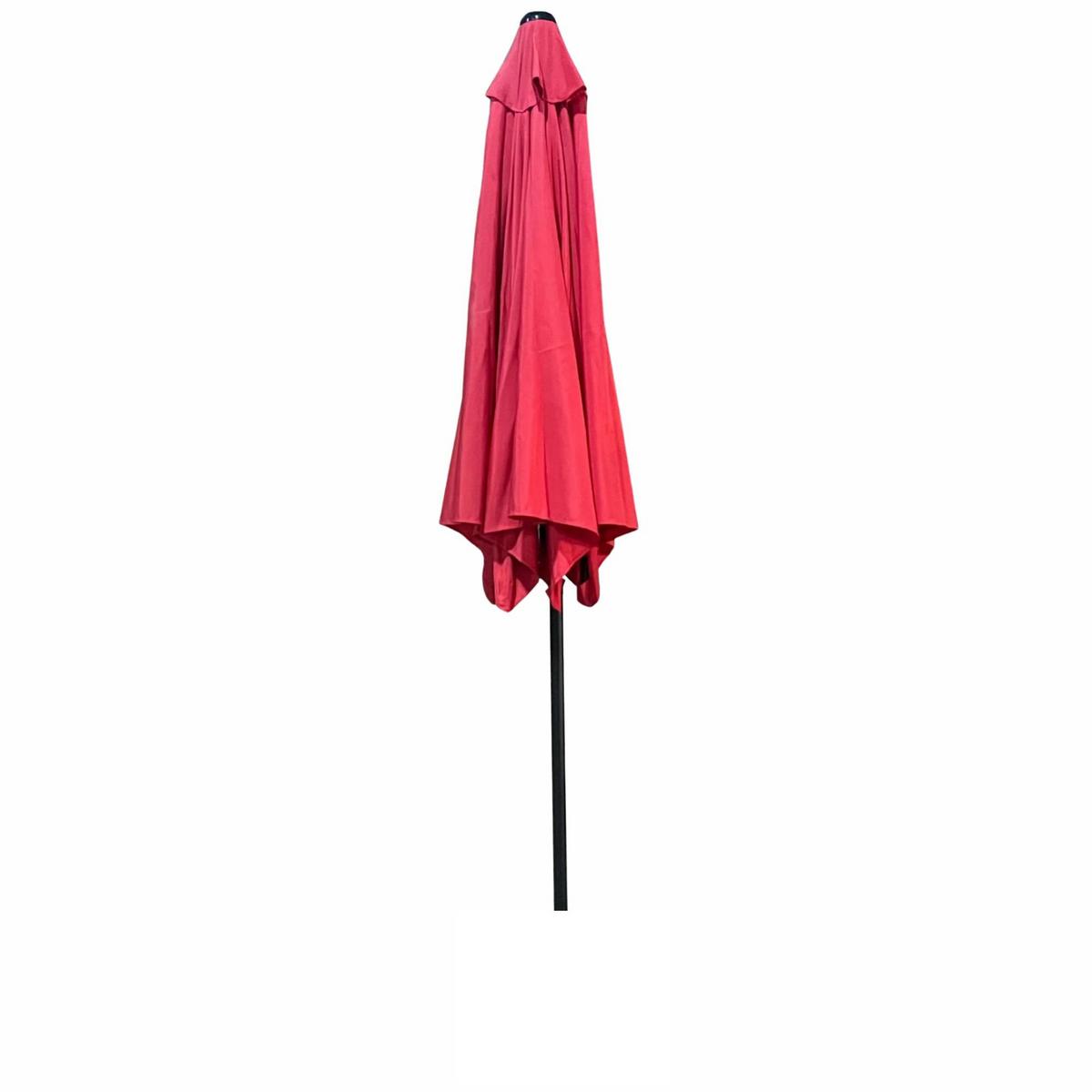 GARTENSCHIRM Rot 270/235/270 - Rot, Textil/Metall (270/270cm) - RAUMHIRSCH FURNITURE