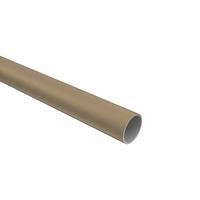 RUNDROHR 200 cm, 16 mm Ø Gold-farbig matt - Goldfarben, Metall (200cm) - INTERDECO
