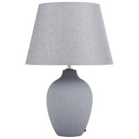 TISCHLAMPE Fergus 33/33/52 cm - Grau, Keramik (33/33/52cm) - Beliani