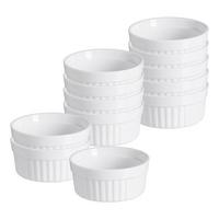 AUFLAUFFORMEN Bianco weiß ø 11 cm 12er Set - Weiß, Keramik (11cm) - Ritzenhoff Breker