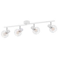 DECKENSTRAHLER Nyveth 70/10/18 cm - Weiß, Metall (70/10/18cm) - ZMH