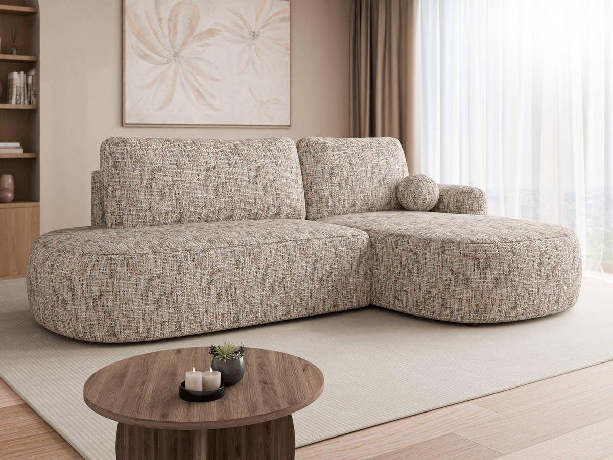 ECKSOFA Loridu O Premium, Seite: Rechts - Multicolor/Schwarz, Holz/Kunststoff (174/274cm) - MIRJAN24