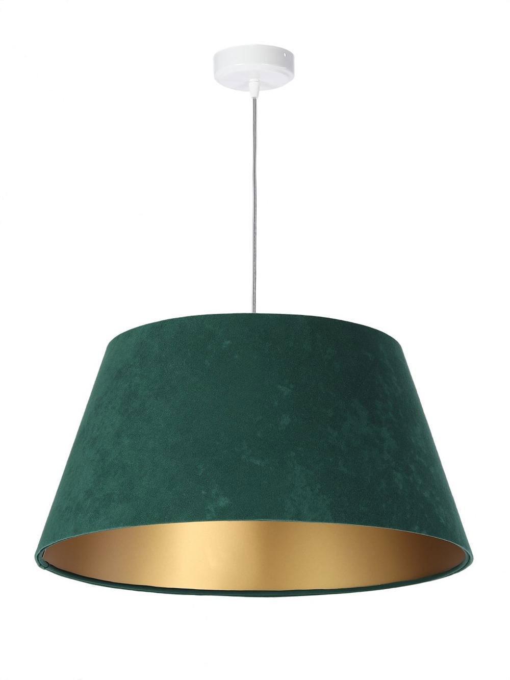 HÄNGELEUCHTE Grün 50/27 cm - Goldfarben/Grün, Kunststoff (50/1.3/27cm) - ONZENO