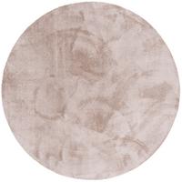 SUPER SOFT HOCHFLORTEPPICH LIVORNO RUND - Beige, Textil (133/133cm) - Snapstyle