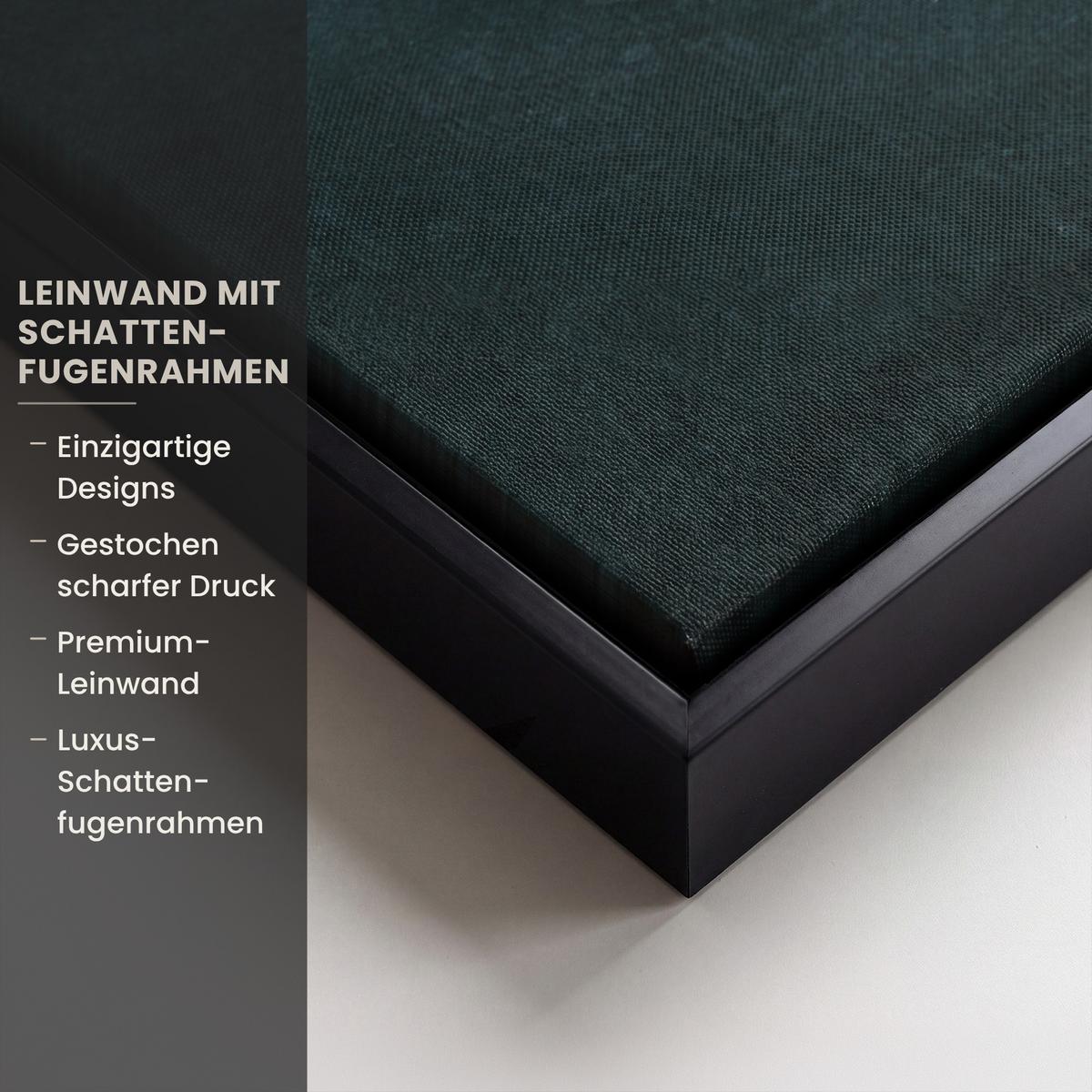 LEINWAND Bilder mit Rahmen - Kräuter - Gewürze - Löffel - 60x40 - Currygelb, Textil (60/40cm) - MuchoWow
