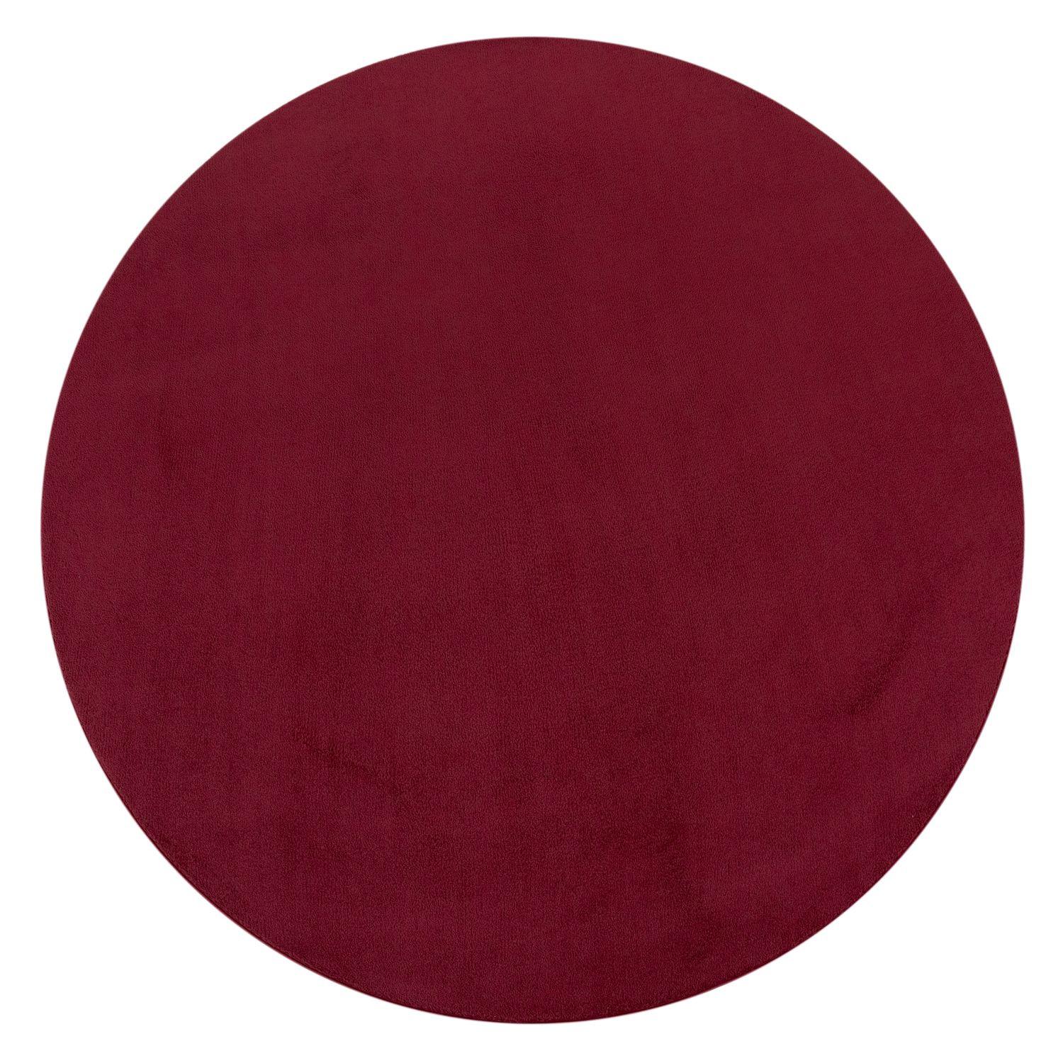 FLACHWEBETEPPICH Rot Ø 160 cm - Rot, Kunststoff (160/160cm) - TT Home
