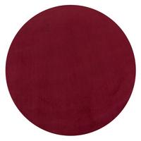 FLACHWEBETEPPICH Rot Ø 80 cm - Rot, Kunststoff (80/80cm) - TT Home