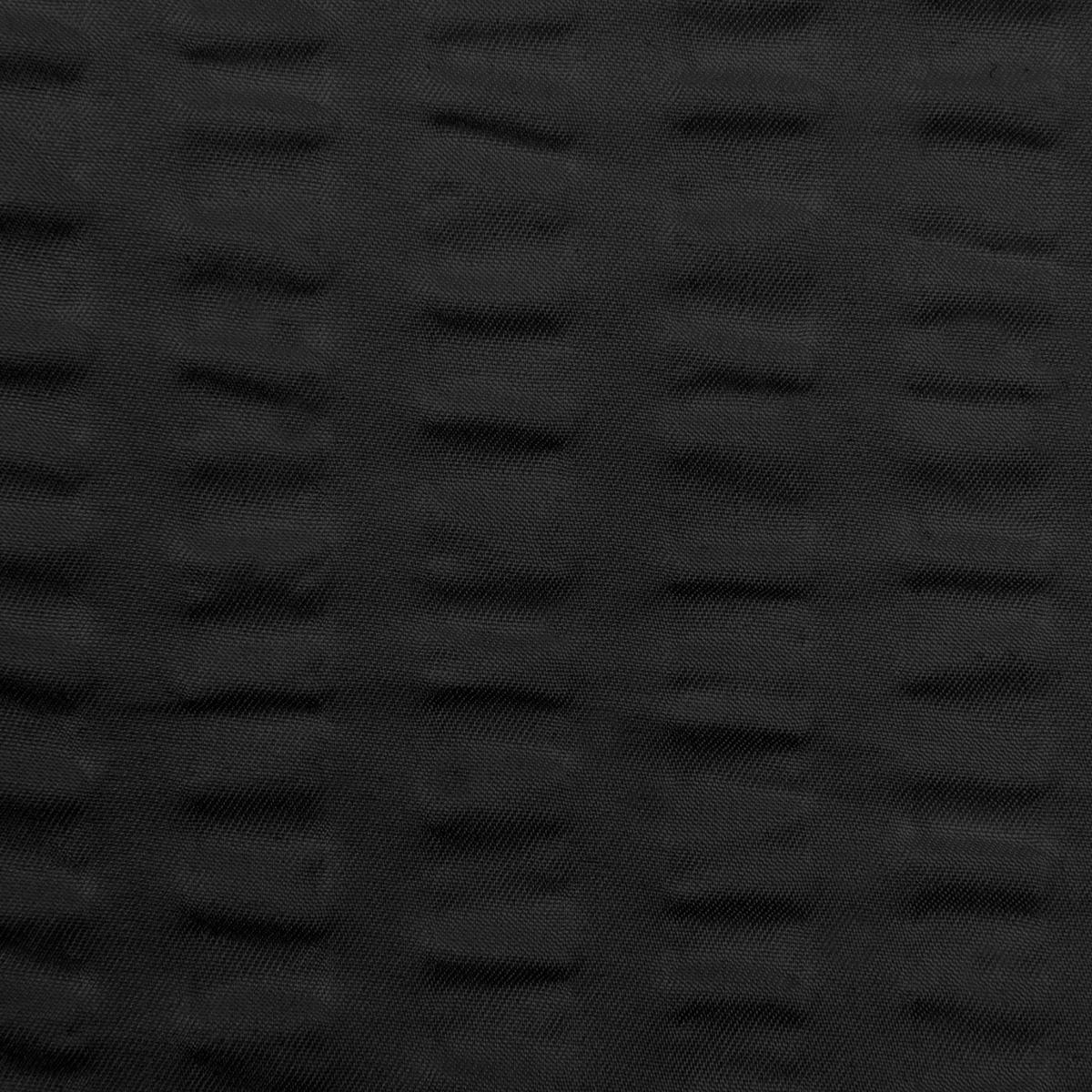 BETTWÄSCHE Meline 155/220 cm + Kissenbezug 80/80 cm Schwarz Seersucker - Schwarz, Kunststoff/Textil (80/80cm) - Beautissu 