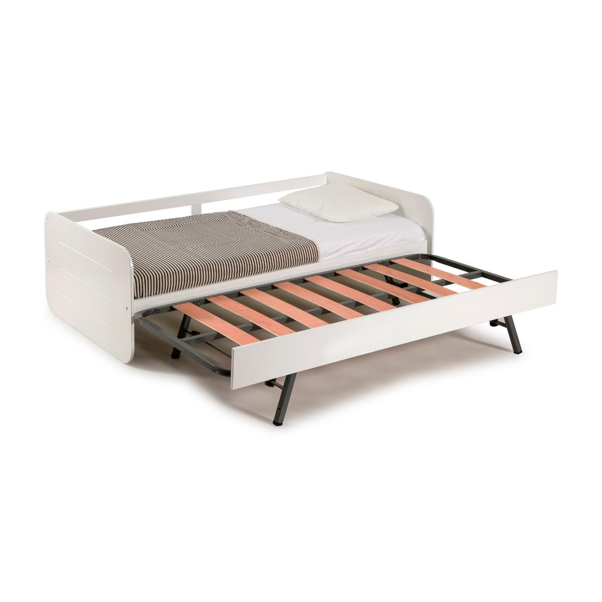 BETT Redona Weiß 195/105/60 cm - Weiß, Holz - Calicosy