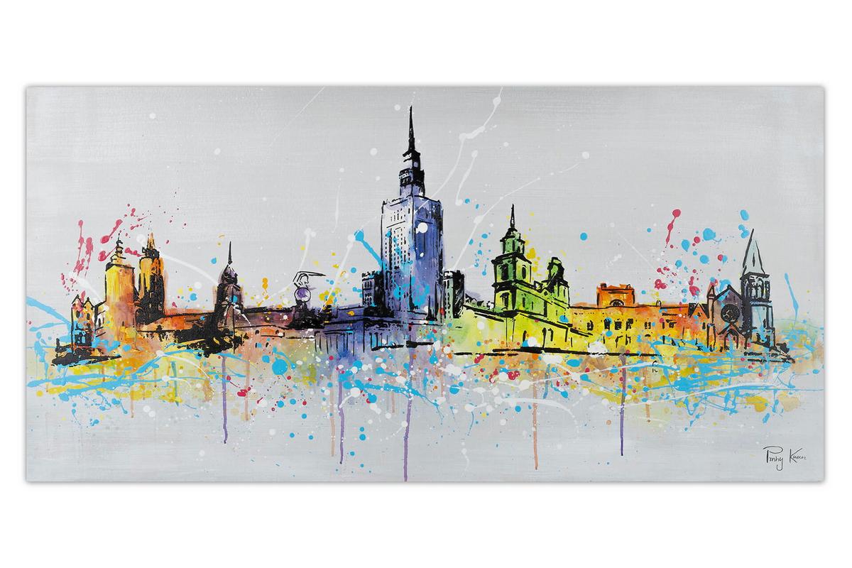 ACRYLBILD HANDGEMALT 120/60 cm - Multicolor, Holz/Textil (120/60cm) - KUNSTLOFT