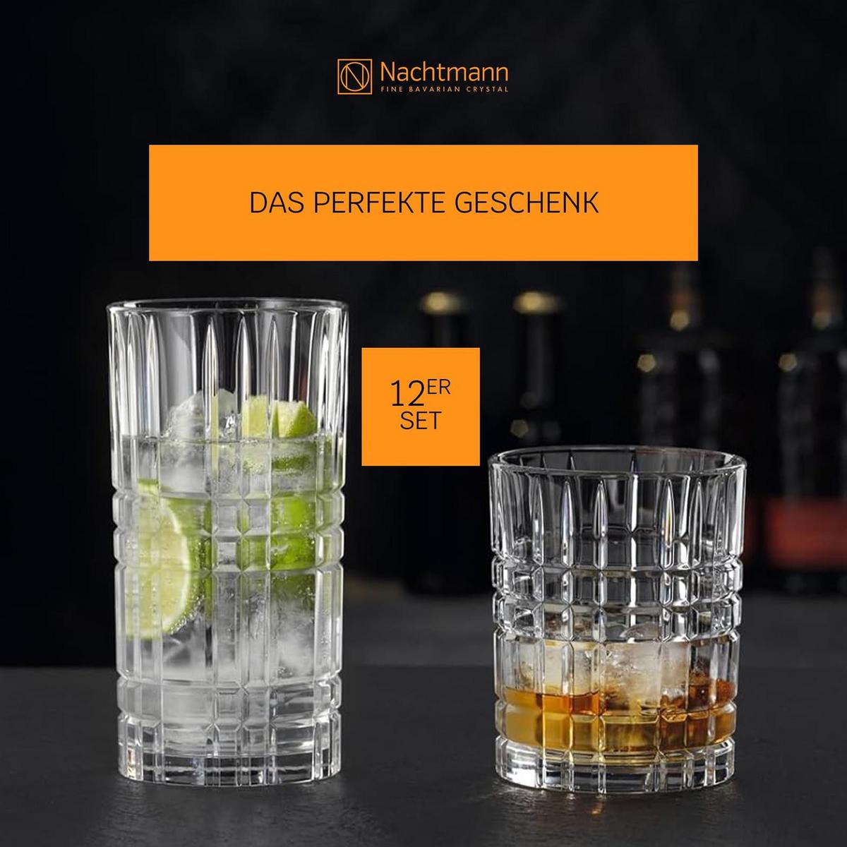 BARGLÄSER Highland transparent 12-tlg. - Transparent, Glas - Nachtmann