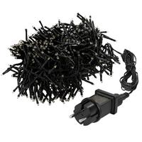 LED CLUSTER LICHTERKETTE 4m 576 LED Warmweiß Wetterfest Innen/Außen - Grün, Kunststoff (700cm) - ECD-Germany