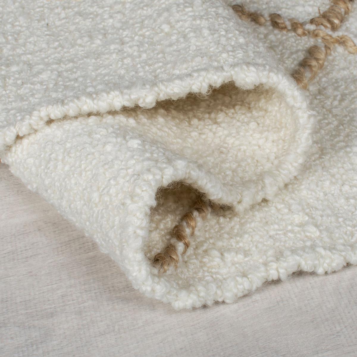 NATURTEPPICH handgewebt VYNE, abstrakt, Beige-Natur, 160 x 230 cm - Beige, Textil (230/160cm) - KADIMA DESIGN