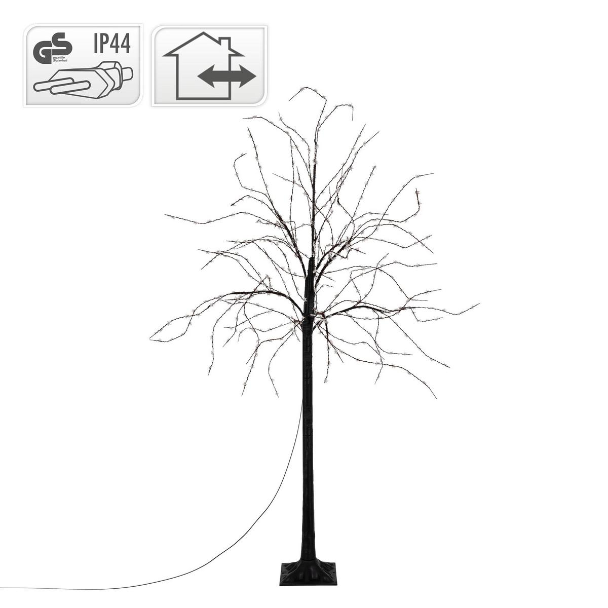 LICHTDEKORATION Weihnachtsbaum 150 cm - Schwarz, Metall (18/150cm) - Home Styling Collection