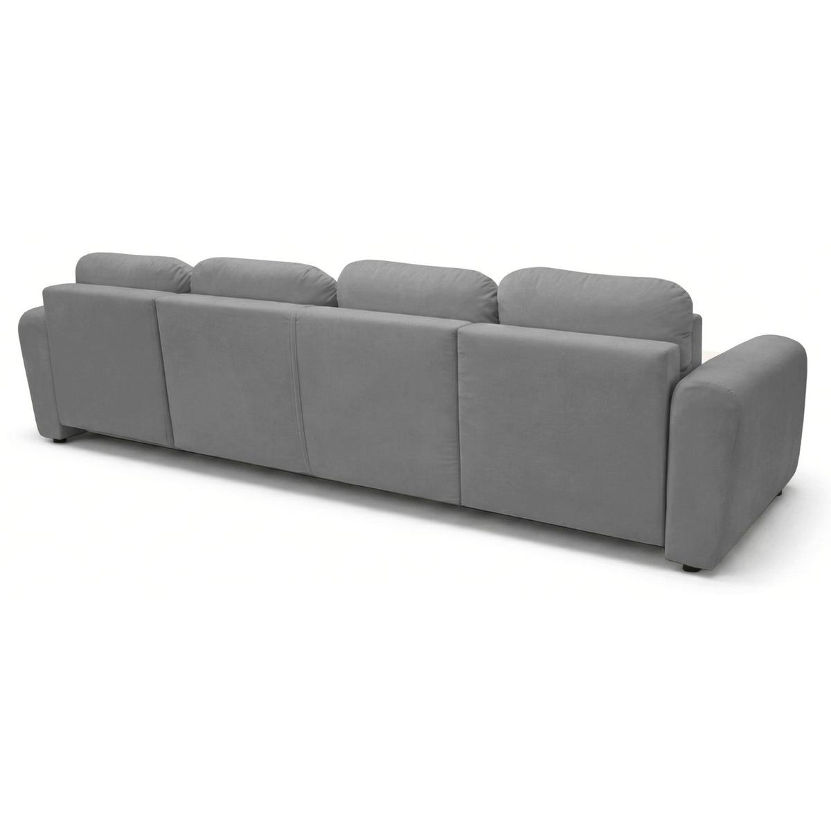 WOHNLANDSCHAFT Olido Grau - Grau, Kunststoff/Textil (315/82/150cm) - Selsey