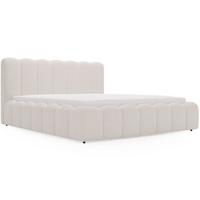 POLSTERBETT Smile 200x200 Bouclé-Stoff Creme - Creme, Textil (200/200cm) - Graingold