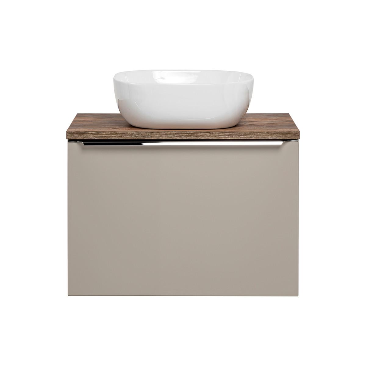 WASCHTISCH 60cm Éros Taupe - Taupe, Holzwerkstoff (60/48/46cm) - Petits-meubles