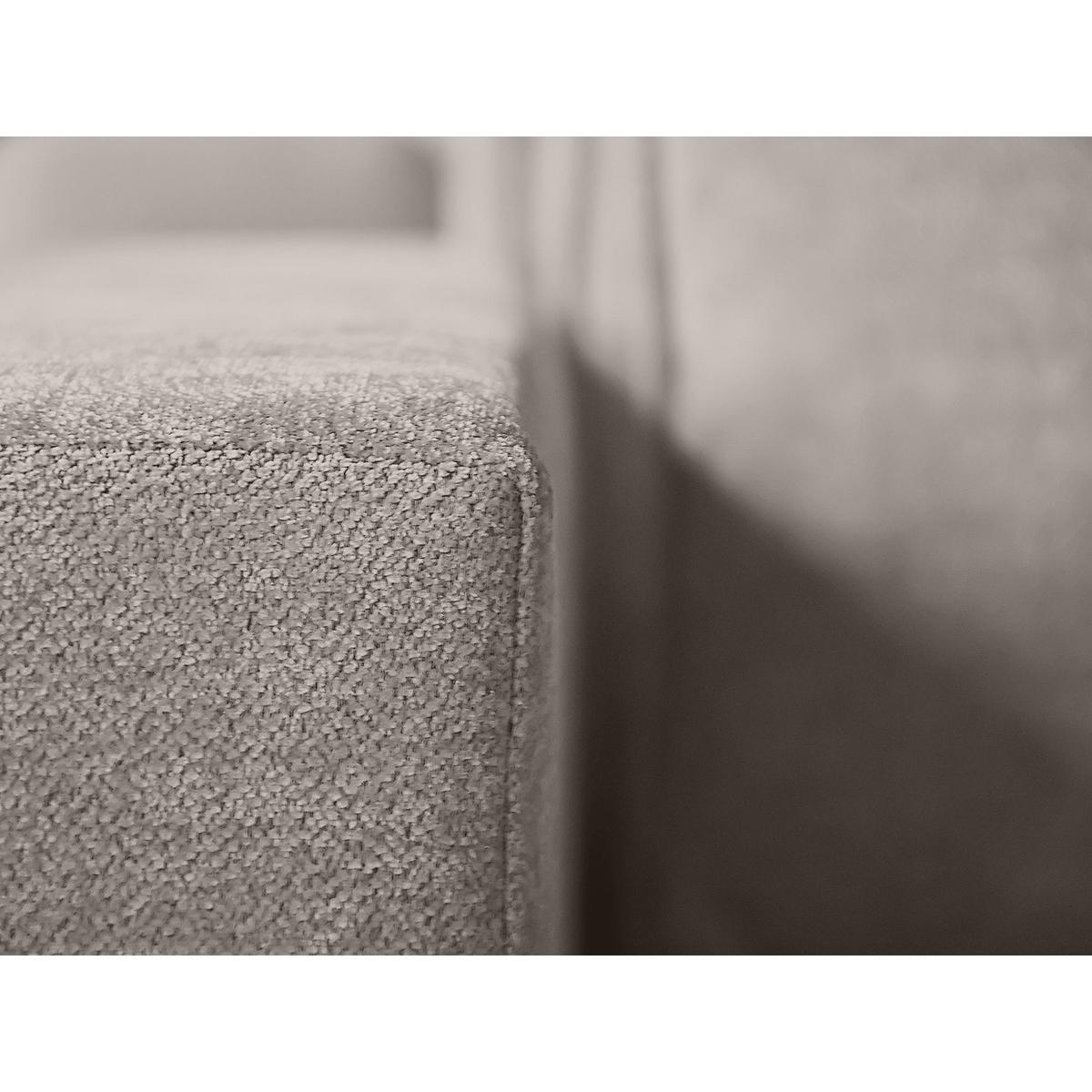 ECKSOFA Parma ohne Schlaffunktion cappuccino links - Schwarz/Cappuccino, Textil (314/224cm) - Beautysofa