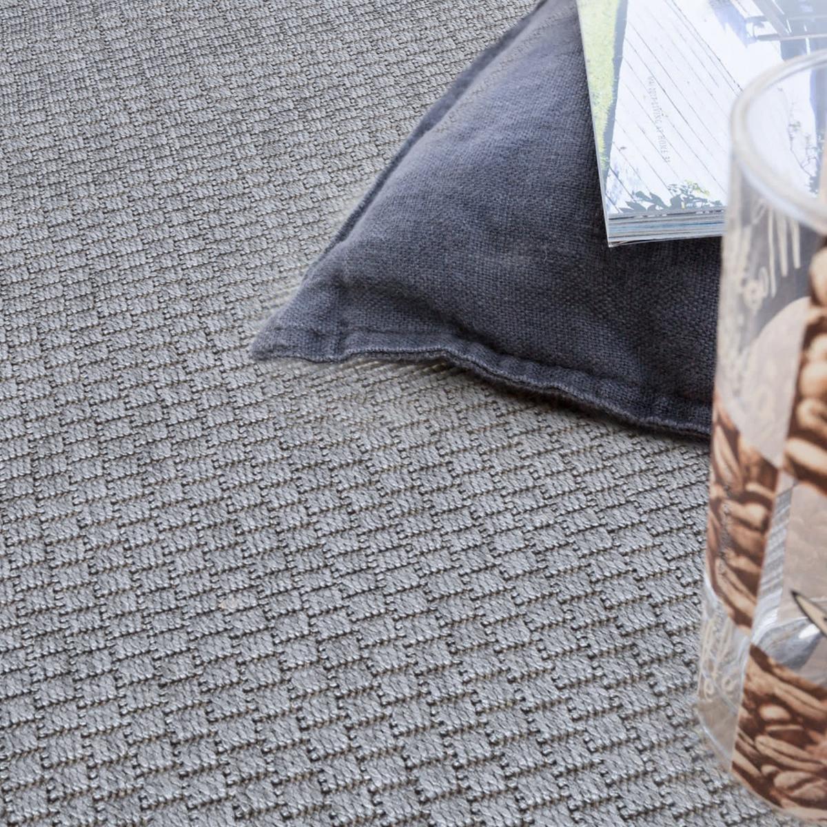 OUTDOORTEPPICH, in Naturoptik, aus Polypropylen, Grau, 80 x 150 cm - Grau, Textil (150/80cm) - KADIMA DESIGN