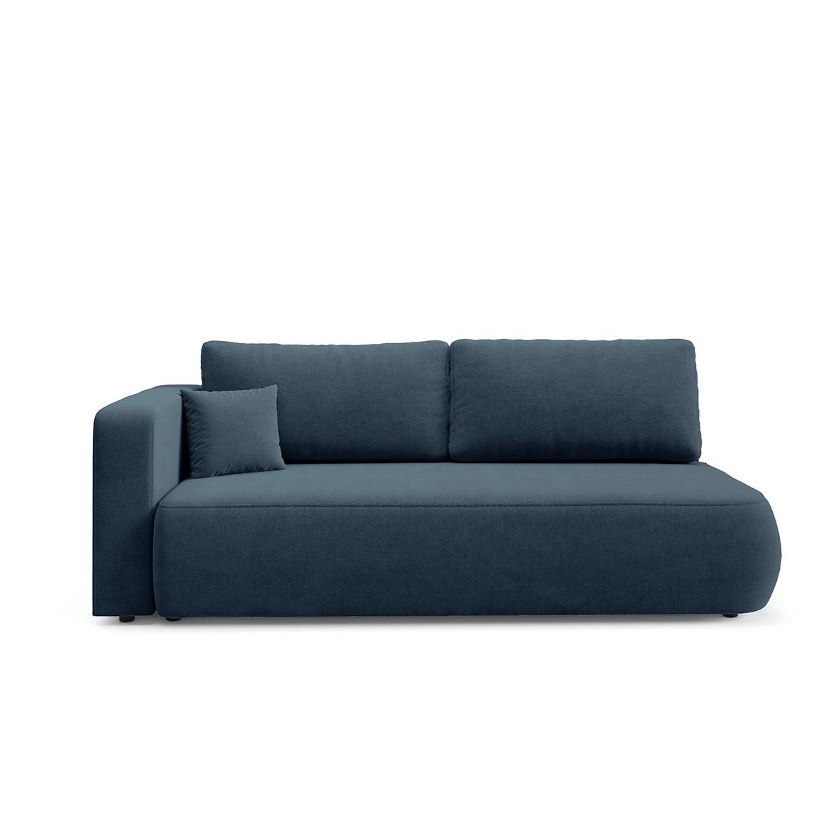SOFA Antonio 3 Sitzplätze Blau - Blau, Holz (228/82/106cm) - Petits-meubles
