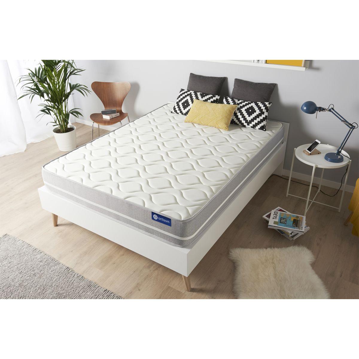 MATRATZE Actimemo touch Memory-Schaum 80 x 200 cm h1 - Weiß, Textil (80/200cm) - ACTISOM