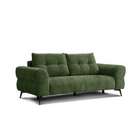 SOFA SALVINI 3-Sitzer, dunkelgrün - Dunkelgrün, Holz/Textil (237/88/99cm) - Wozimo