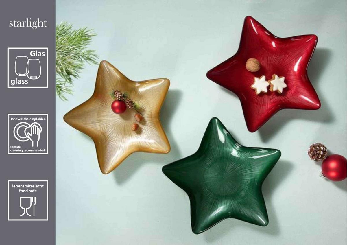 TELLER Starlight Gold ø 29 cm 4er Set - Goldfarben, Glas (29cm) - Ritzenhoff Breker