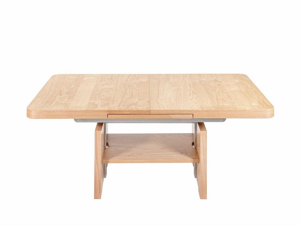 COUCHTISCH höhenverstellbar und ausziehbar Cindee 100x56x60 Eiche - Eichefarben, Holz (100/60/60cm) - 58aufmkessel
