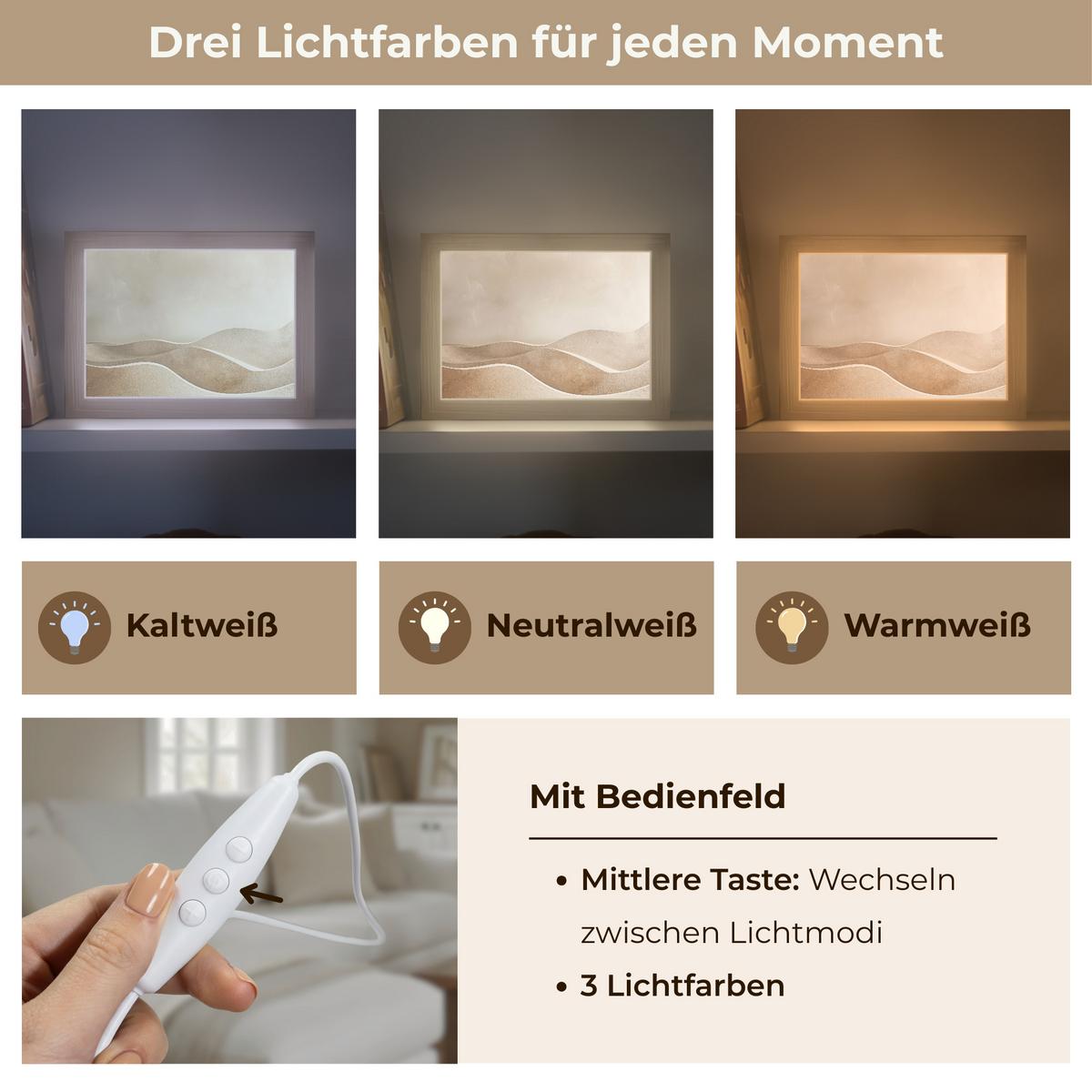 TISCHLEUCHTE Beige - Natur - Abstrakt - Modern 20x15 cm - Champagner, Holzwerkstoff (8/20/15cm) - OnlyWow