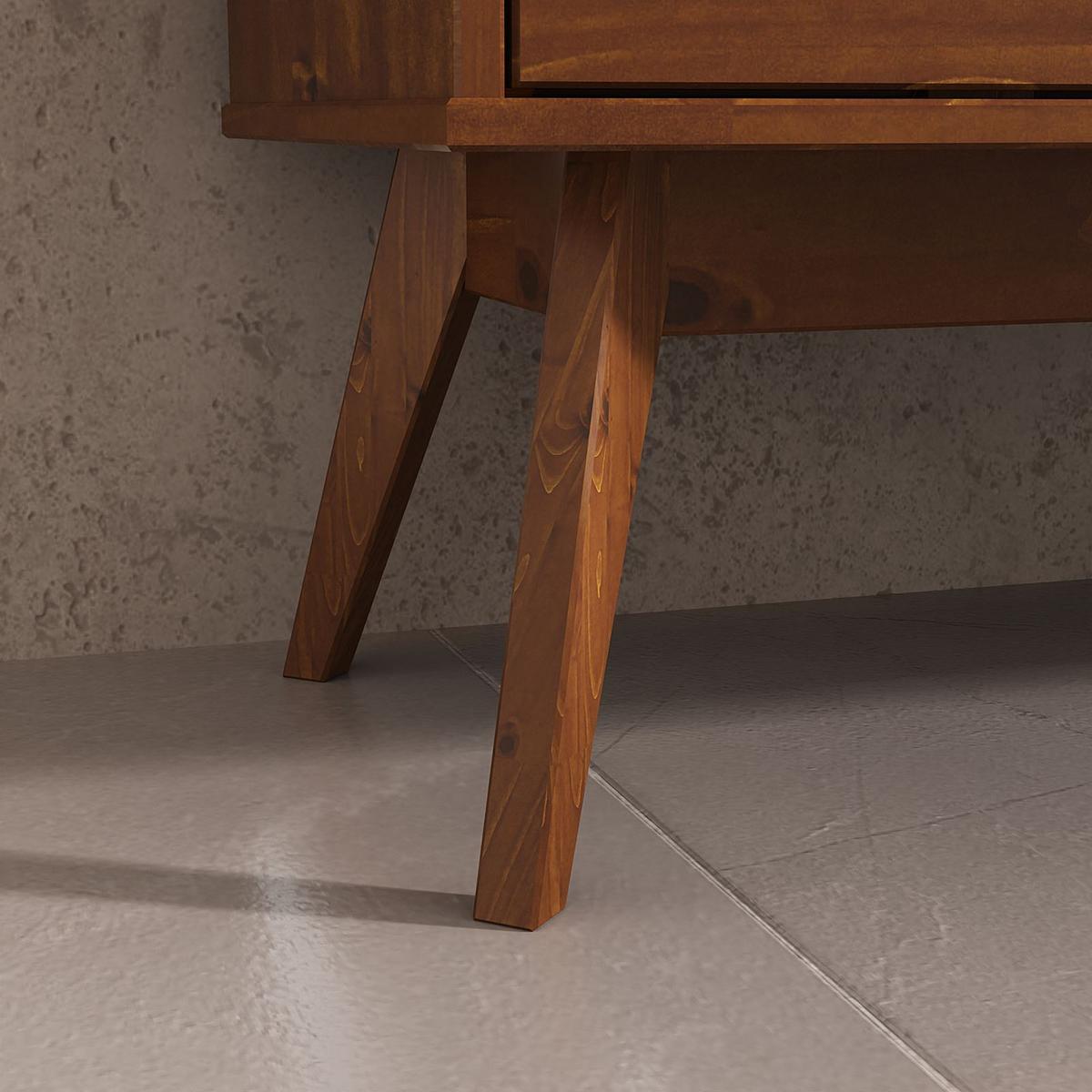 LOWBOARD TIVOLI Kastanie - Kastanienfarben, Holz (180/52/41cm) - IDIMEX