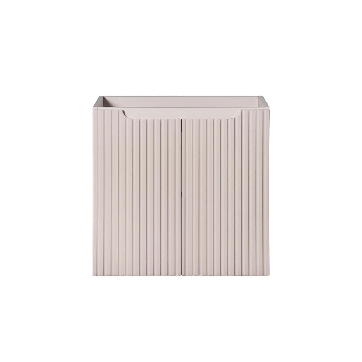 WASCHTISCHUNTERSCHRANK 60cm Riva Kaschmir - Beige, Holzwerkstoff (60/57/39cm) - Petits-meubles