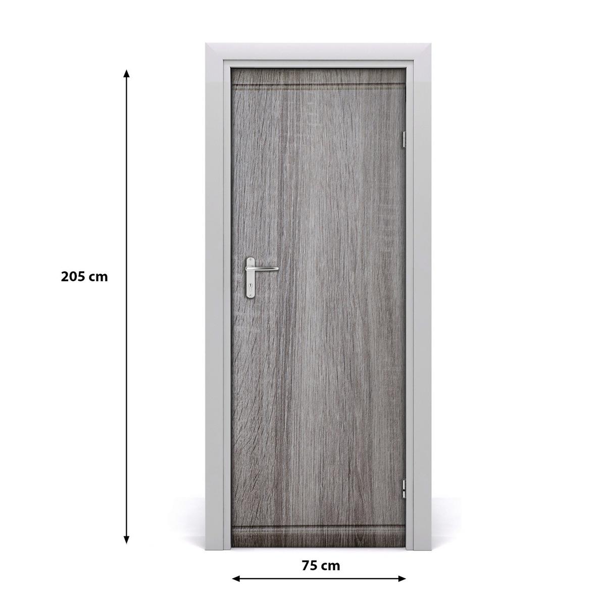 TÜRAUFKLEBER 75x205 cm Dekorativ für Türen - Greige, Kunststoff (75/205/0.01cm) - TULUP
