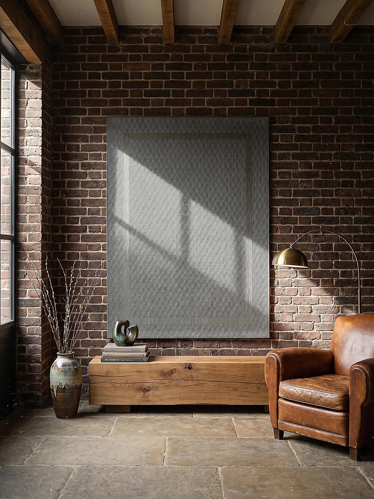 TEPPICHLÄUFER Bordüre BORNO Polypropylen Anthrazit 80 x 200 cm - Anthrazit, Textil (80/200cm) - KADIMA DESIGN
