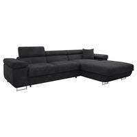 ECKSOFA Torezio Mini, Seite: Rechts - Anthrazit, Holz/Textil (280/170cm) - MIRJAN24