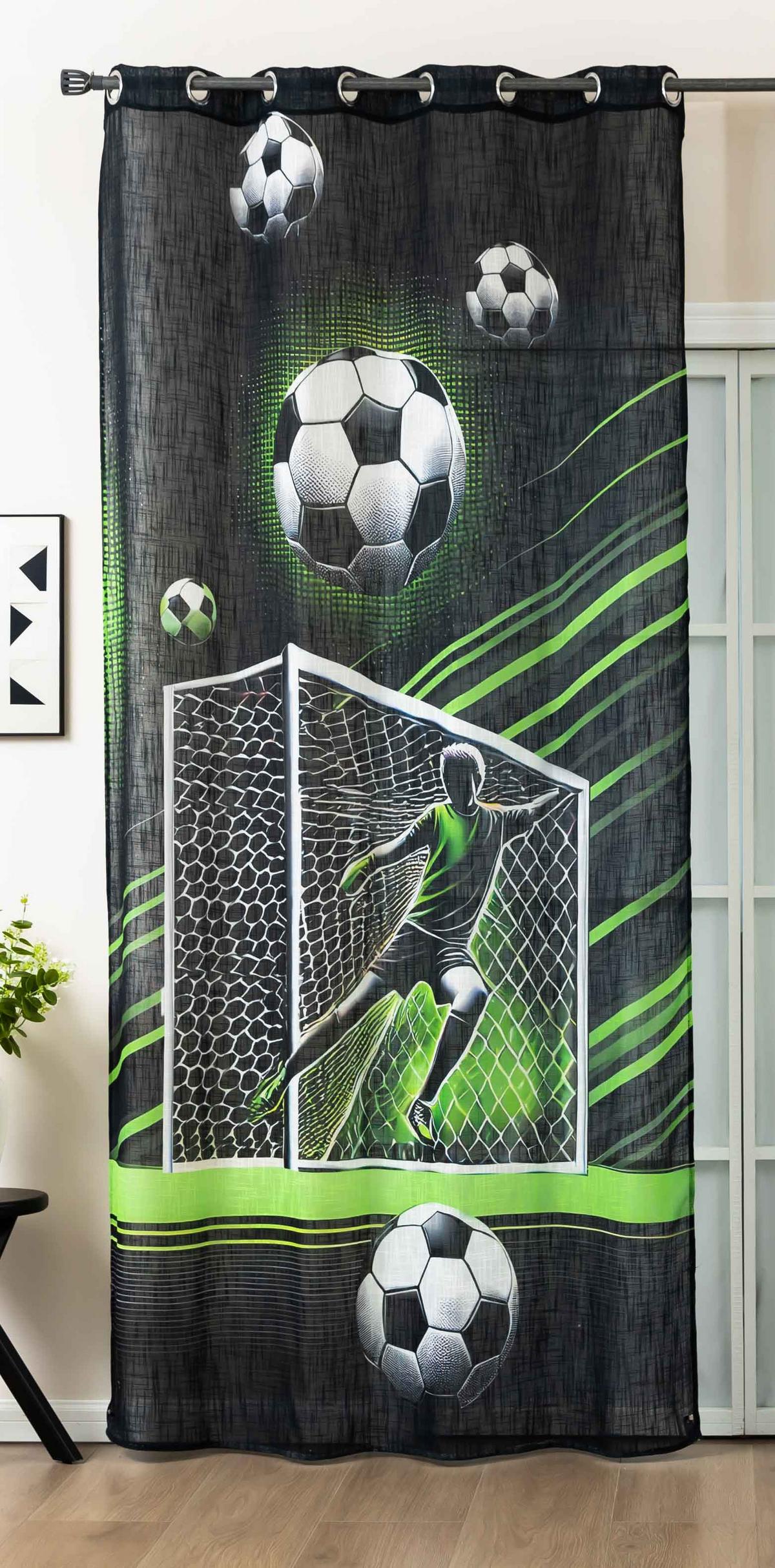 VORHANG SEOUL HxB 245x140 cm Tor - Grün, Textil (140/245cm) - Gardinenbox