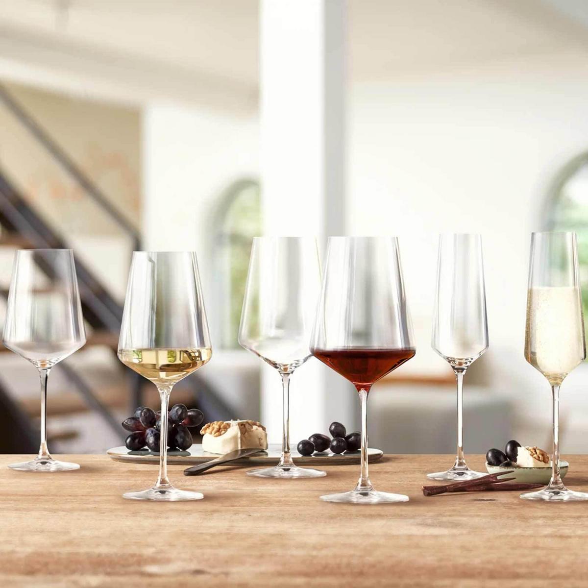 WEISSWEINGLÄSER GEEICHT Puccini Gastro-Edition transparent 0,2 l 6er Set - Transparent, Glas (0.2L) - Leonardo Living