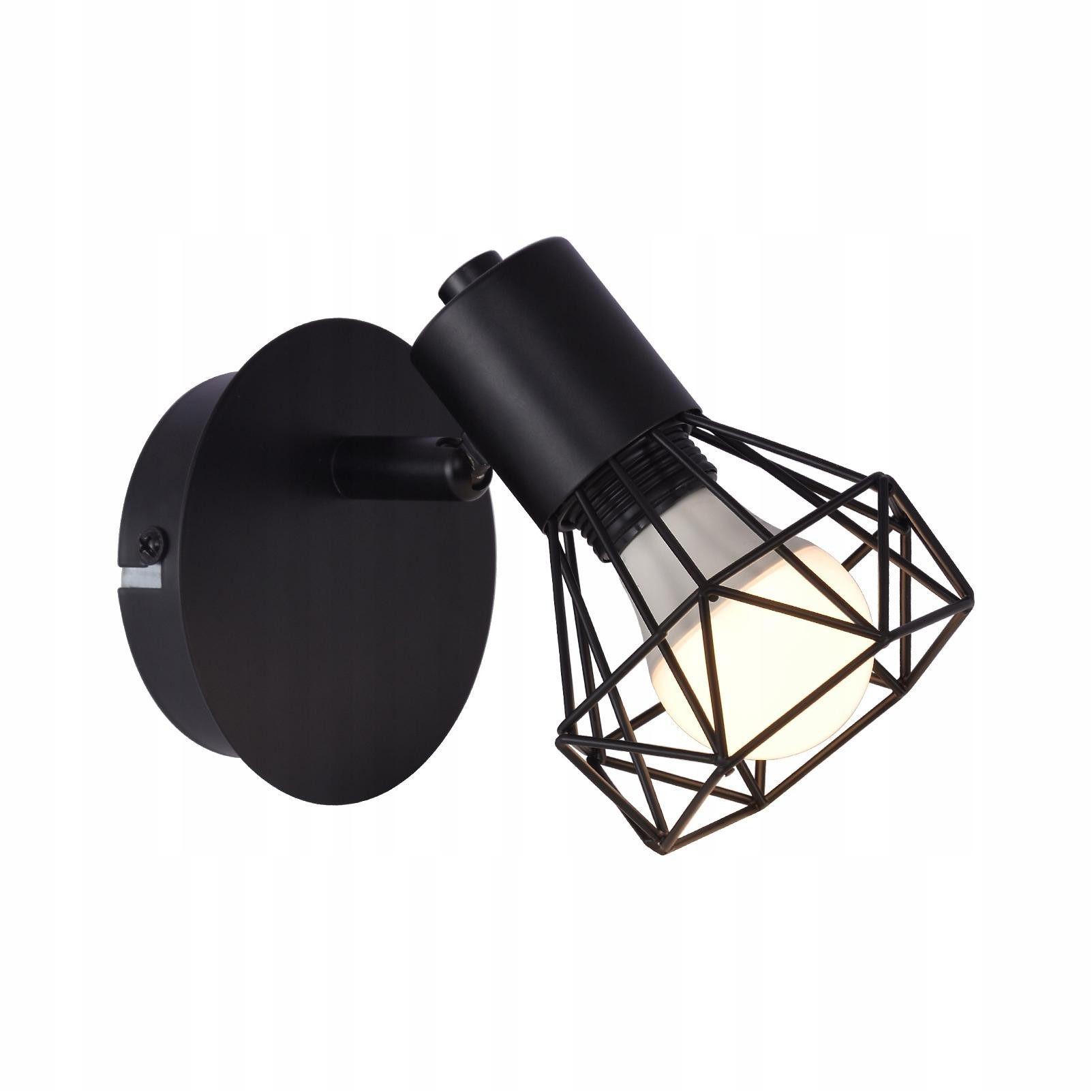 DECKENSTRAHLER Fitzgerald 1-flammig 8/17/9.5 cm - Schwarz, Metall (8/17/9.5cm) - Nettlife