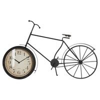 TISCHUHR Schwarz Lillo - Schwarz, Metall (59/37/4cm) - Beliani