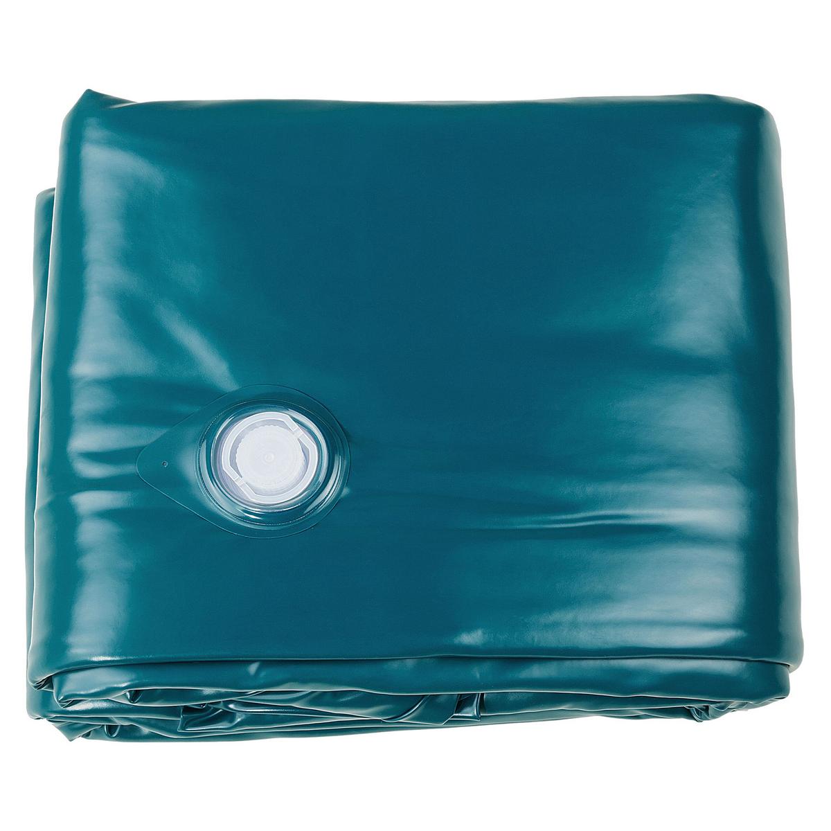 WASSERBETTMATRATZE Voll beruhigt 140/200/20 cm Mono - Blau, Textil (200/160/20cm) - Beliani