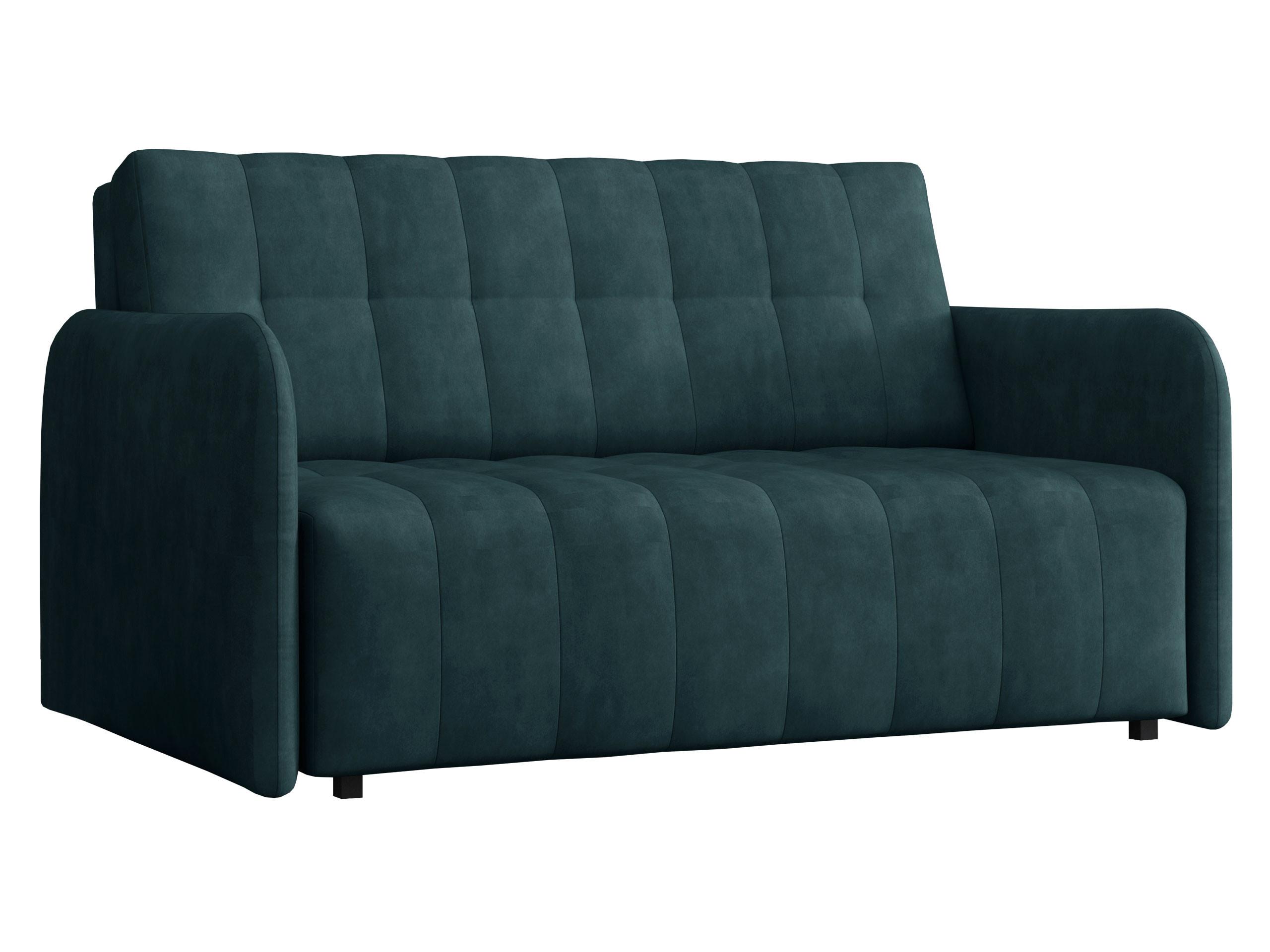 SCHLAFSOFA Viva Grand III - Türkis/Schwarz, Holz/Kunststoff (145/85/95cm) - MIRJAN24