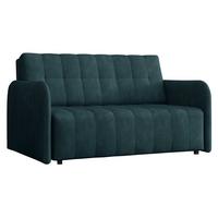 SCHLAFSOFA Viva Grand III - Türkis/Schwarz, Holz/Kunststoff (145/85/95cm) - MIRJAN24
