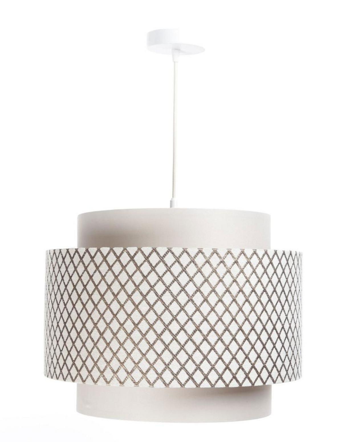 HÄNGELEUCHTE Beige 40/31 cm - Beige, Kunststoff (40/1/31cm) - ONZENO