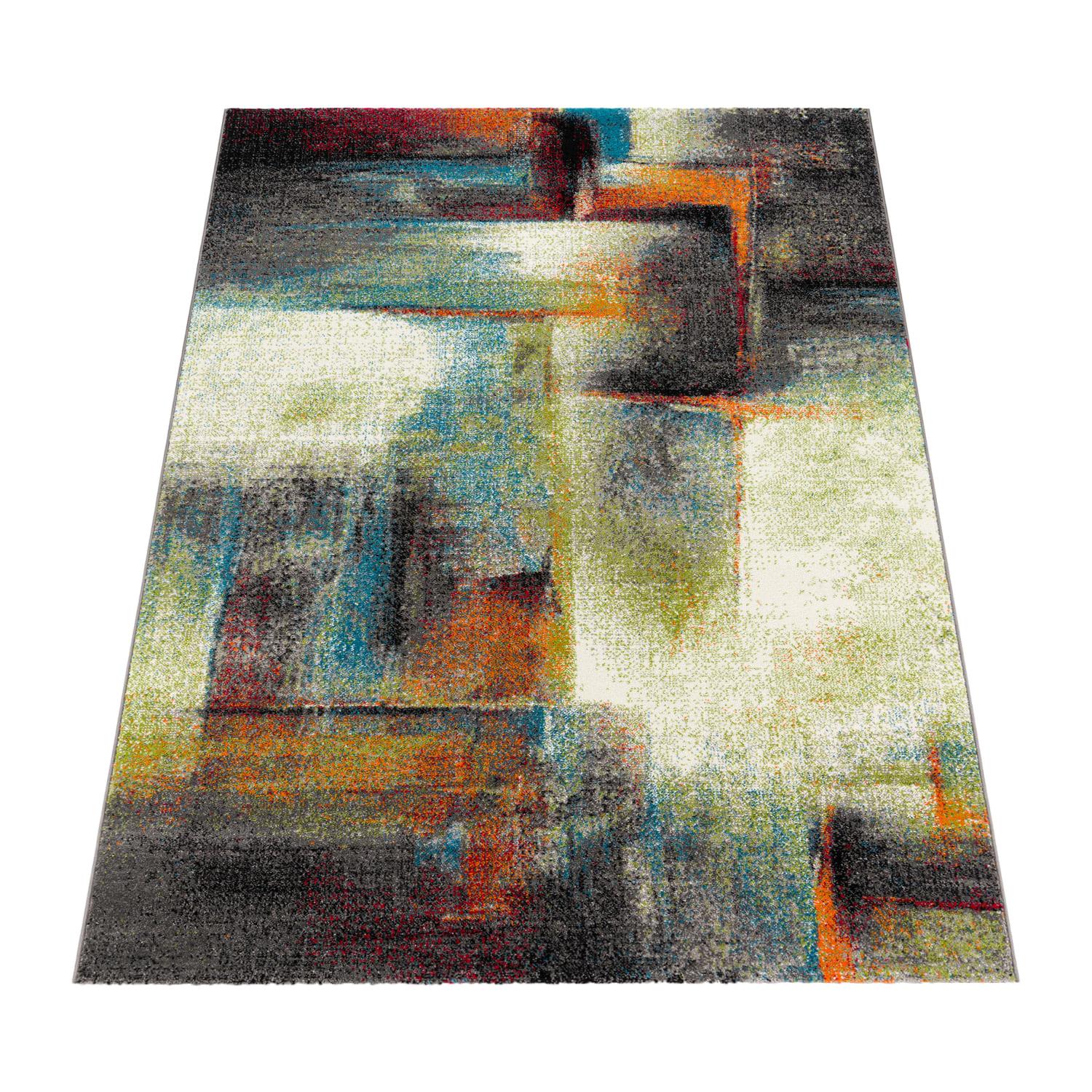 KURZFLORTEPPICH, mit Farbverlauf, aus Polypropylen, Florhöhe 12 mm, Mehrfarbig, 160 x 230 cm - Multicolor, Textil (230/160cm) - KADIMA DESIGN